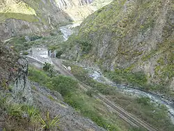 Train station in Sibambe