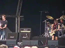 Sick Puppies performing at the 2007 Big Day Out in Perth, Australia