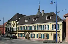 The Saint-Laurent inn, in Sierentz