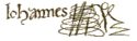 John III's signature