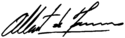 Signature of Albert II, Prince of Monaco
