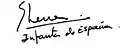 Elena's signature