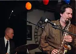 Sigurd Køhn playing the alto sax