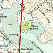 USGS survey map (1:24000 scale) from 1954.
