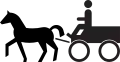 Drawn carriage