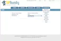 sipXecs Enterprise Communications System Admin UI