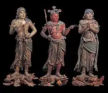Three Attendants of Fudō Myōō by Unkei. Kongōbu-ji, 1197. National Treasure.