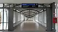 The skybrige of the station