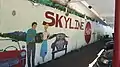 Mural in parking lot