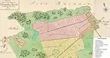 Map of the estate, 1780