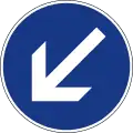 Pass onto left