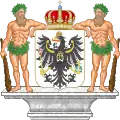 Arms of the Kingdom of Prussia including the cypher of King Friedrich I of Prussia at the centre