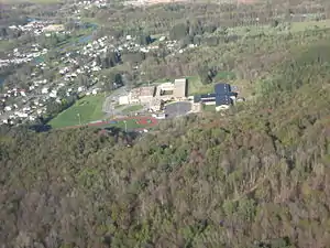Smethport High School (left) and Elementary School (right).  Click for a larger view.