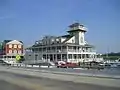 Smithfield Station hotel, restaurant, and marina.