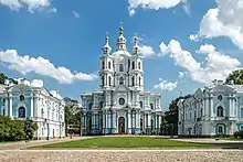 Smolny Convent (Saint Petersburg), 1748, by Francesco Bartolomeo Rastrelli