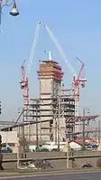 Construction on 12 January 2013; shot 1