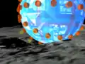 SpaceMETA Solitaire Lunar Rover with NITINOL Legs Coil