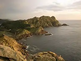 Cliffs on the Atlantic side of Cíes