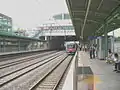 Approaching northbound train bound for Seoul