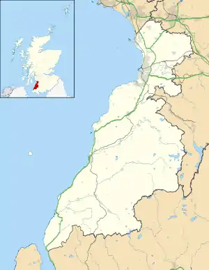 Alloway is located in South Ayrshire