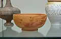 South Gaulish cup, form Hofheim 8, with a marbled slip