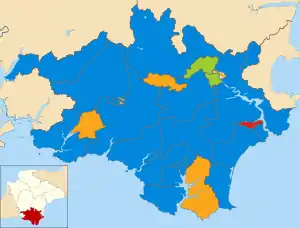 2011 results map