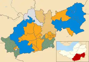 2019 results map