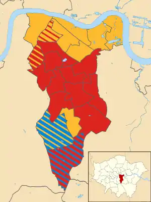 2010 results map