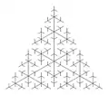 Triangle space-filling tree (Iteration 4)