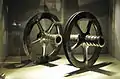 Bronze wheels from Hassloch in Germany, 900-800 BC