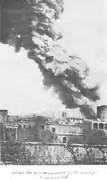 Fire in Arg arised due to careless handling of artillery pieces by Russian troops.