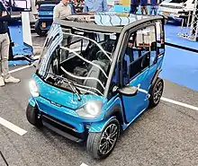 SQUAD solar car at Fully Charged Europe