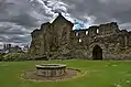 The courtyard of St Andrews Castle