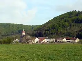 A general view of Saint-Bresson