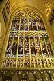 The window in the north transept, believed to be the world's largest handmade stained glass window in a church.