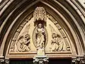 Tympanum over the main door