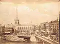 Photograph from c.1900 showing the south view of St Nicholas Church