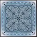 Russian stamp showing Vologda lace
