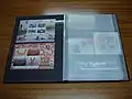 Traditional stockbook with glassine interleaving containing mint miniature sheets.