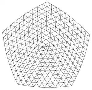The full *Star board (10 rings, 275 nodes: 50 perimeter and 5 corner nodes)