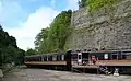 960101 Class 309 static electric multiple unit at Nantmawr on the Heritage Open Days in September 2018.