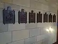 Stations of the Cross in the chapel.