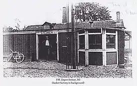 Steiner MI Depot Pere Marquette Railroad