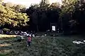 Stellafane presentation at the hillside amphitheater in 1999