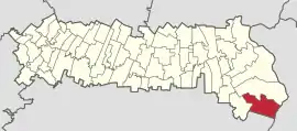 Location in Ialomița County