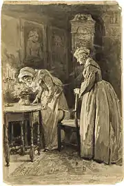 Their Perfume Flooded the House ink on board (1892)