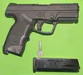 'Third generation' Steyr M40-A1 with magazine and limited access lock key, and manual safety