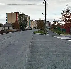 A street in Ola.