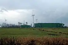 The land converter station for HelWin1 and HelWin2 at Büttel