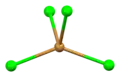 Distorted tetrahedral coordination geometry of bromine number 2